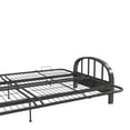 DHP Aiden Futon Frame, Gunmetal Grey