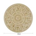 thumbnail image 1 of Tablero De Mensajes De Adivinación Tablero de péndulo de adivinación de madera Estrella Sol Luna Energía Meditación Adornos Artesanía Sywqhk Libre de BPA, 1 of 6