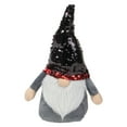 thumbnail image 6 of Northlight Standing Gnome with Flip Sequin Hat Christmas Figure - 11" - Red and Gray, 6 of 7