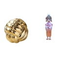 thumbnail image 1 of Figura de cerámica,Figura de cerámica con forma de bola de hilo y nudo,Muñeca geisha japonesa,Adorno tradicional de muñeca geisha con kimono japonés,Estatuilla de resina, 1 of 8