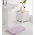 thumbnail image 2 of Bathroom Rug Non Slip Bath Mat for Bathroom (16 x 24, Lavender) Water Absorbent Soft Microfiber Shaggy Bathroom Mat Machine Washable Bath Rug for Bathroom Thick Plush Rugs for Shower, 2 of 6