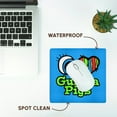 thumbnail image 7 of 3dRose, Bright Eye Heart I Love Guinea Pigs, MousePad, 7 of 7