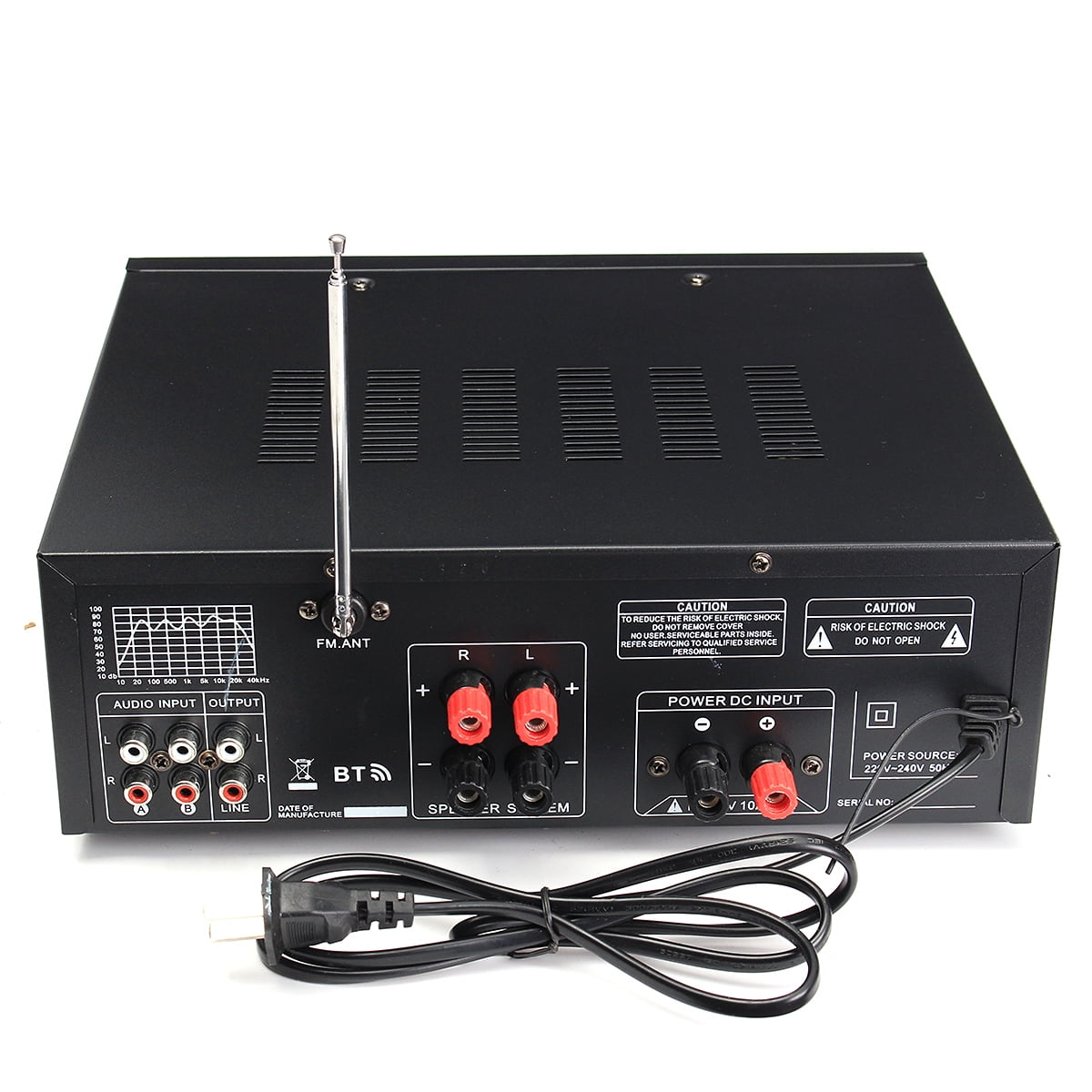 Acoustic Control AMP 30 PACK 018985 AMP 30 Amplificador HiFi estéreo de  2x16W MP3,BTy radio FM.