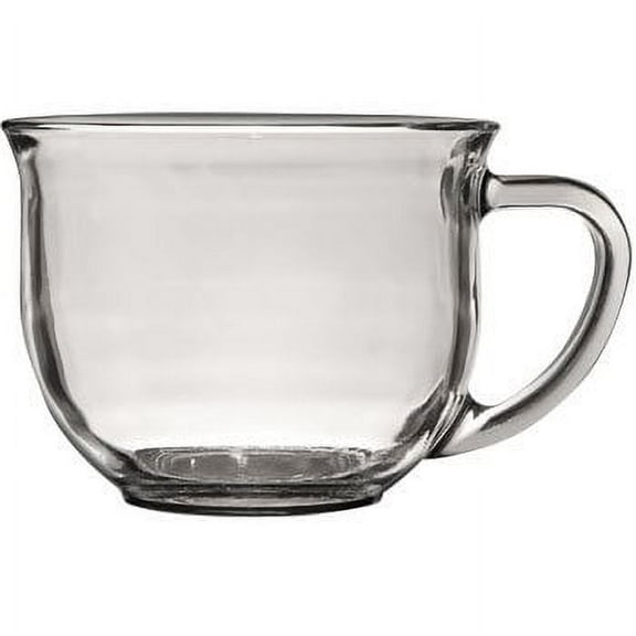 1 X Large Clear Coffee, Tea or Soup Mug, 18 oz. by Greenbrier