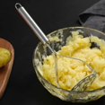 thumbnail image 4 of Stainless Steel Potato Masher Manual Fruit Vegetable Pressure Mud Machine Kitchen Children Food Crusher Complementary Gadget, 4 of 6