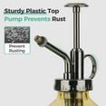 thumbnail image 2 of Glass Plant  200ML, Vintage Spray Bottle with Top Pump, Fine Mist Garden Flower Sprayer Small Decorative Spritzer Watering Can Gift for Indoor Outdoor Succulent House Plant, 2 of 8