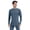 260gsm Pewter, variant on Woolcano Men's 100% Merino Wool Thermal Base Layer Top, 260 GSM Long Sleeve Shirt for Hiking, Skiing and Cold Weather Activities