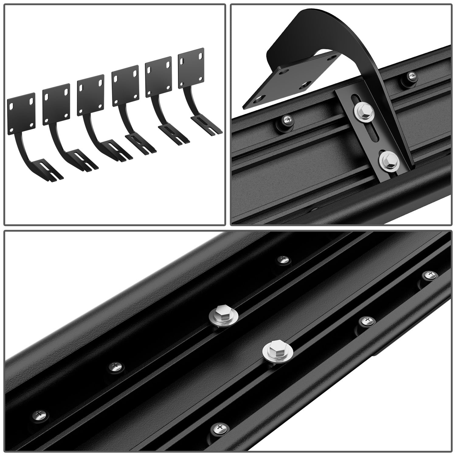 DNA Motoring For 99-16 Ford F250 F350 Super Duty Crew Cab 6" Side Step Nerf Bars Running Boards