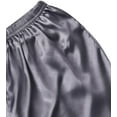 thumbnail image 4 of Ensemble de Pyjama 2 Pcs en Satin pour Femmes, Bouton avant, Manches Courtes, 4 of 5