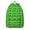 Green-2, variant on Lightweight Travel Backpack with Geometric Rainbow Gradient and Ocean Beach Scenery – Waterproof, Spacious Backpack for Students and Commuters