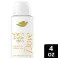 thumbnail image 3 of Dove Women's Whole Body Deodorant Cooling Spray Peach & White Tea Aluminum Free, 4 oz, 3 of 12