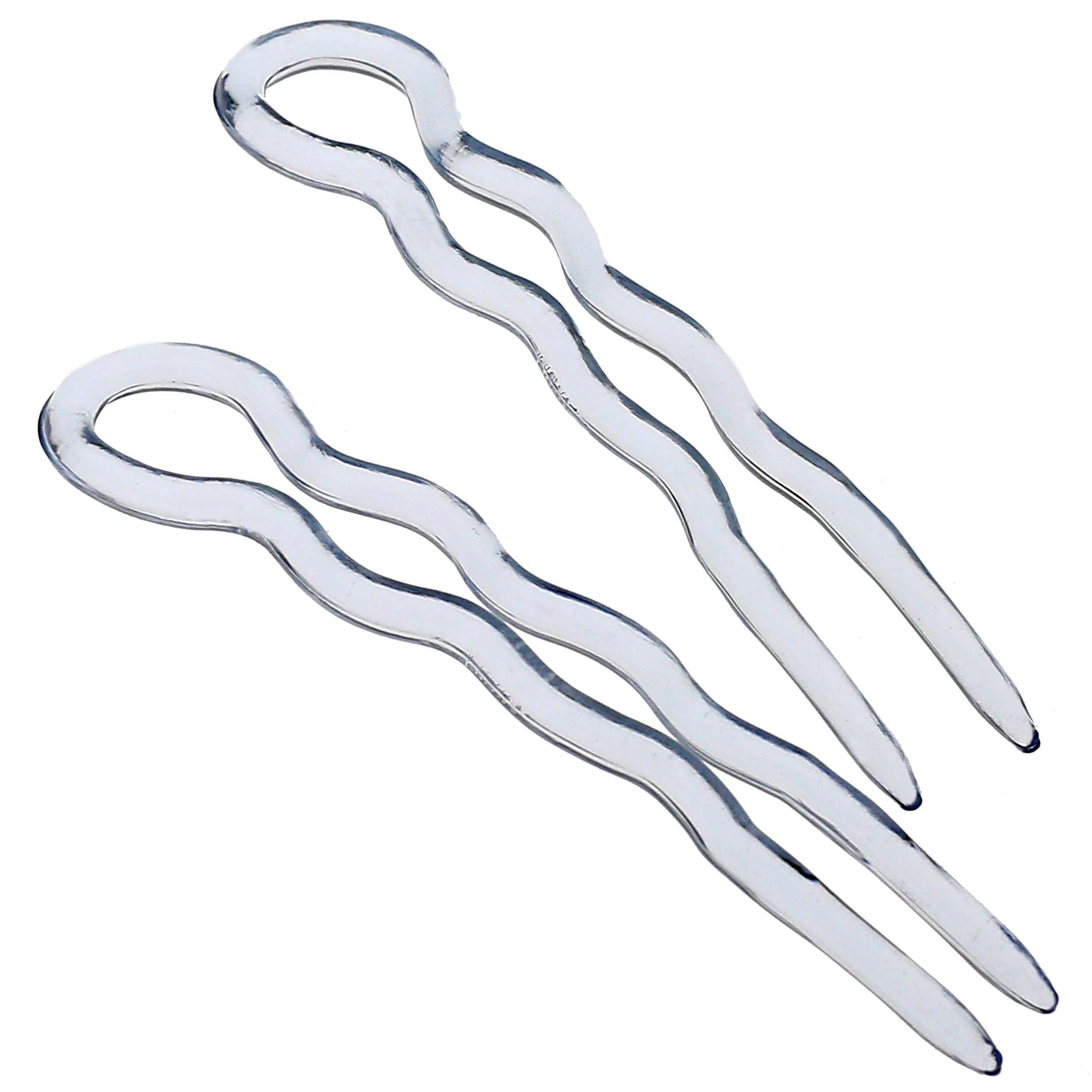 Wavy French Twist Hair Sticks