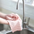 thumbnail image 5 of Kripyery Square Shape Stripe Bowel Pan Washing Duster Cloth Home Kitchen Cleaning Tools, 5 of 8