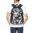 thumbnail image 4 of Sikiie Floral Cow Silhouette Print Simple Backpack, Large Capacity Adjustable Shoulder Strap Campus Backpack Travel Sports Bag, Unisex, 4 of 6