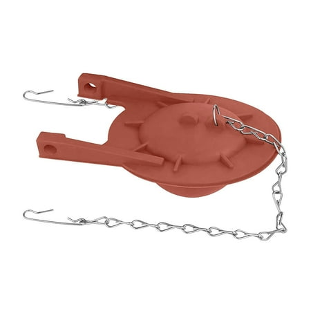

amousa Rubber Toilet Plug Stainless Steel Chain Toilet Plug Rubber Toilet