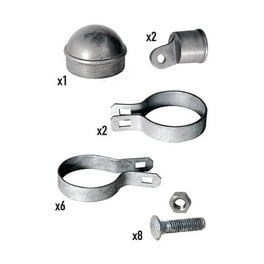 YardGard 3 in. H Steel Chain Link Fence Corner Post Kit YardGard 3 in. H Steel Chain Link Fence Corner Post Kit