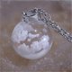 thumbnail image 1 of Chic Transparent Noctilucent Resin Rould Ball White Cloud Eagle Pendant Necklace Blue Sky Moon Choker Jewelry Women Gift, 1 of 5