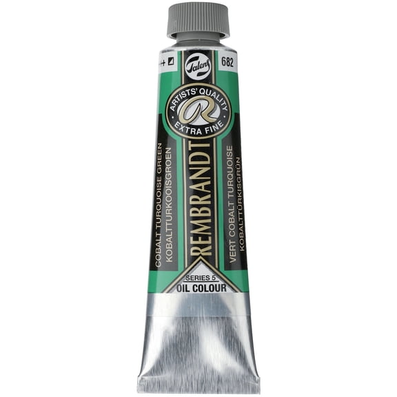 Rembrandt Artists' Oil Color, 40ml, Cobalt Turquoise Green