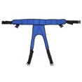 thumbnail image 1 of Wheelchair Seatbelt Comfortable Wear Blue Adjustable Tightness Fixing Function Reduce Bumps Wheelchair Fixing Belt for Hospital for Elderly for Outdoor, 1 of 8