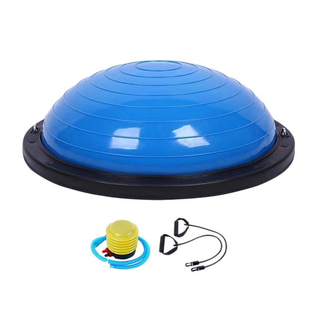 Almencla Balance Ball Balance Training Home Gym Full Body Workouts Half Exercise Ball Blue