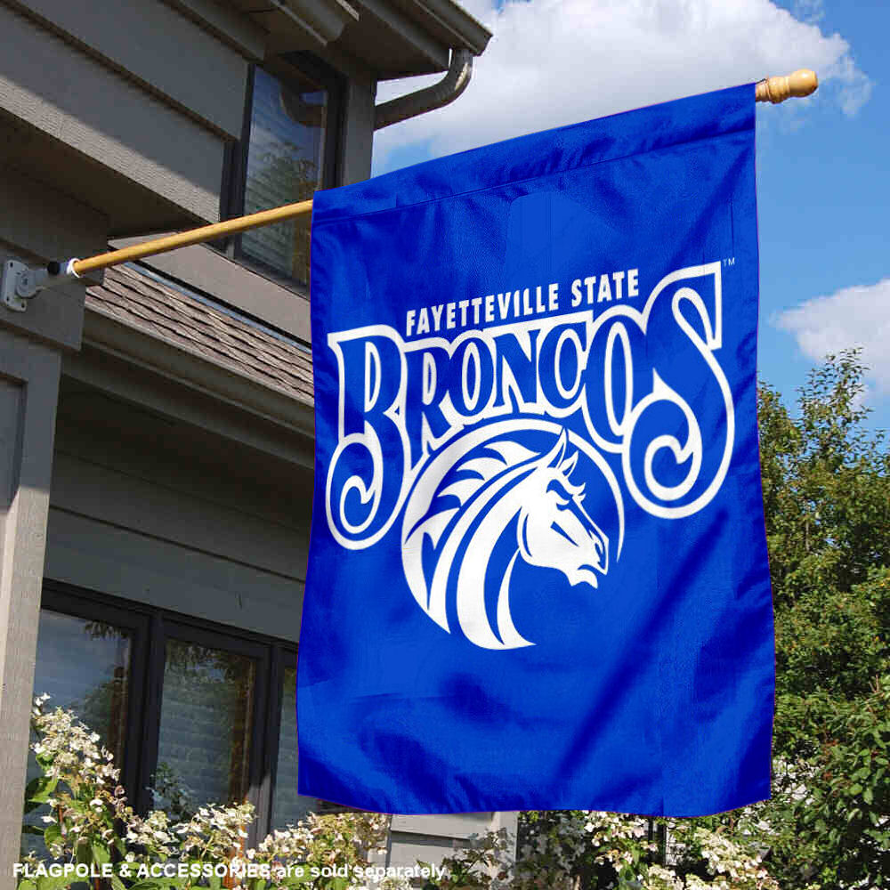 Fayetteville State Broncos 30 X 40 Two Sided House Flag