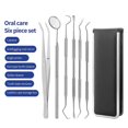 thumbnail image 1 of 3/1pcs Instrument Dentist Kit Tooth Cleaning Tools Mouth Mirror Probe Hook Pick Tweezer Set, 1 of 5
