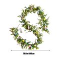 thumbnail image 3 of HongHeng 74" Lighted Easter Garland, Artificial Garlands with Easter Egg, LED Lights Spring Floral Garland, Easter Decorations for Home Kitchen Mantle Fireplace Holiday Easter Party, 3 of 9