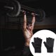 thumbnail image 5 of Soidarity 1 par de guantes de Fitness, manoplas de entrenamiento de levantamiento de pesas de medio dedo, accesorios de protección de manos portátiles Ropa Deportiva, Zapatos Negro M Soidarity OD027584-07, 5 of 6