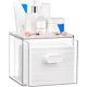 thumbnail image 1 of Cajón de almacenamiento de toallas faciales desechables compatible con toalla de club de piel limpia XL, caja de acrílico para 50 unidades, accesorio de baño elegante y funcional, 1 of 4