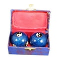 thumbnail image 4 of 2 Pieces Hand Massage Balls Baoding Balls with Storage Box Durable Smooth Chinese Exercise Handballs for Children Middle Aged People Parents Gossip Blue, 4 of 10