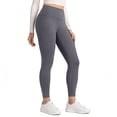 thumbnail image 2 of WULMLEO Leggings for Women Tummy Control Butt Lifting Legging Tights Workout Quick Dry High Waisted 7/8 Leggings Gray S, 2 of 7