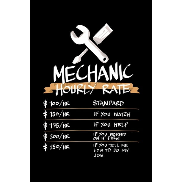 Mechanic Hourly Rate 100/HR Standard 150/HR If You Watch 175/HR If