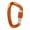Orange, variant on Yucurem 25KN D Shape Carabiner 25KN D Shape Safety Lock Carabiner Outdoor Climbing Buckle (Orange)