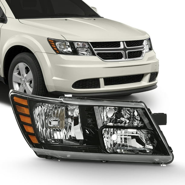 Fits 20092020 Dodge Journey Black Passenger Right Side Headlight