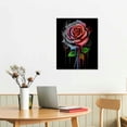 thumbnail image 2 of ARISTURING Modern Graffiti Canvas Wall Art Abstract Colorful Rose Painting Pop Poster Art Prints Contemporary Street Art for Living Room Bedroom Wall Decor Stretched and Framed 16x20 inch, 2 of 4