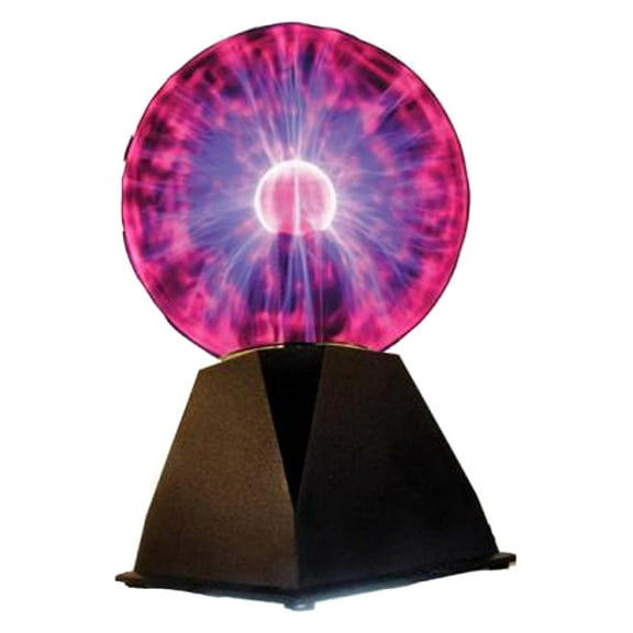 Creative Motion 7" Plasma Ball - Black and Purple, Lightning at your Fingertip