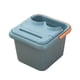 thumbnail image 1 of Cubo para pies con lavabo de 23,5 cm de profundidad, multiusos, para hotel Azul, 1 of 9