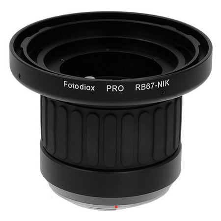 Fotodiox Pro Lens Mount Adapter with Focusing Barrel, for Mamiya RB67 lens to Nikon F-Mount DSLR