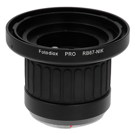 Fotodiox Pro Lens Mount Adapter with Focusing Barrel, for Mamiya RB67 lens to Nikon F-Mount DSLR (Best Lens For Mamiya Rb67)