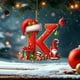 thumbnail image 1 of Adornos Navideños Colgantes con 26 Letras para Árbol de Navidad, Adornos Navideños Personalizados para Hacer Tú Mismo, Decoración Navideña, Decoración Colgante para Árbol de Navidad., 1 of 5