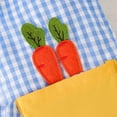 thumbnail image 5 of UACY My First Easter Baby Boy Girl Outfit Bunny Romper with Carrot Print Sleeveless Hooded Jumpsuit Spring Clothes, 5 of 9