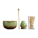 thumbnail image 1 of Ceremonía de té de Matcha Set Batchish, sólido y japonés herramientas de fabricación de té para del té Juego de té japonés Matcha Bowl con 4 piezas verdes, 1 of 9
