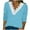Sky Blue, variant on LYXSSBYX Long Sleeve Shirts for Women Women's Fashion Casual Solid Color Loose Lace Long Sleeve V-neck Tops