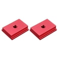 thumbnail image 3 of Deslizador de 2 piezas, tuerca deslizante práctica de aleación de aluminio de tornillo de plantilla, para metalurgia, carpintería, cierre de ranura, sujeción de trabajo de M6 rojo Sunnimix Deslizador de pista, 3 of 5