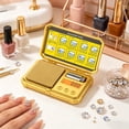 thumbnail image 3 of Iumwxz Mini Pocket Jewelry Scale Electronic Gram Measure Precise Portable Toolbox Baking Herbs Weighing Kitchen Digital Small Item Gift Gold, 3 of 6
