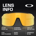 thumbnail image 4 of Oakley OO9406 Sutro Shield Shaped Non-Polarized Sunglasses for Men - Includes Official Eyewear Kit - Fortnite Midas Frame with Prizm 24K Lens, 4 of 7