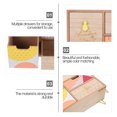 thumbnail image 4 of OULII 1 Pce Armoire de Rangement en Bois Porte-Bijoux Couleur Assortie pour Rangement à la Maison, 4 of 4