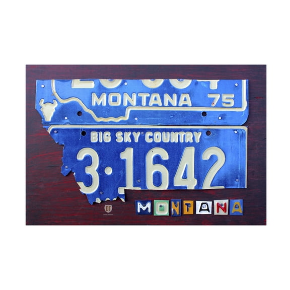 Trademark Fine Art 'Montana' Canvas Art by Design Turnpike