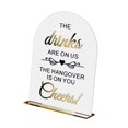 thumbnail image 2 of AMLESO Acrylic Wedding Sign Table Decoration Keepsake Events Please Sign Our Guestbook Birthday Engagement Guest Book Sign with Base G, 2 of 8