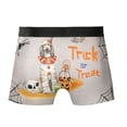 thumbnail image 2 of Trick or Treat Afghan Hound Funny Mummy Cosplay Pumpkin Candy Basket All Over Print Boxer Briefs Underwear for Men Dad Dog Lover - 12016, 2 of 6
